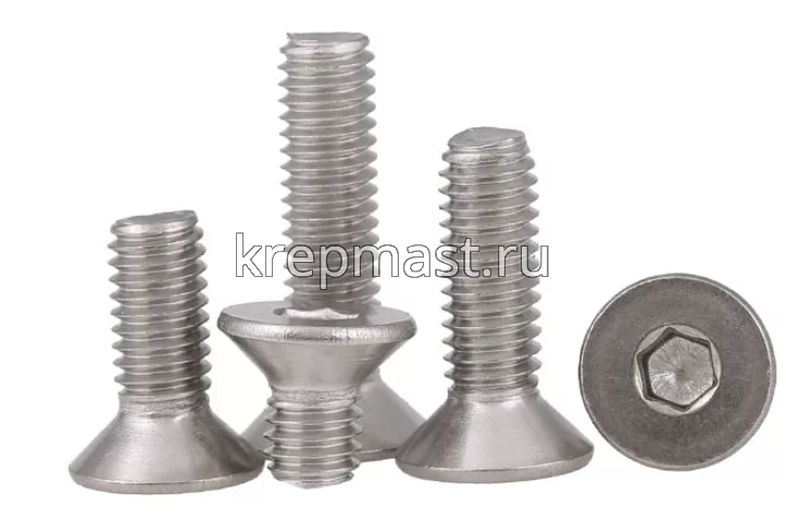Винт с внут. шестиг. потай голов. 3х20 нерж. А2 DIN 7991