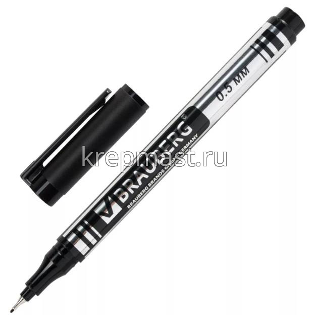 Маркер перманентный 0,5 мм черный
