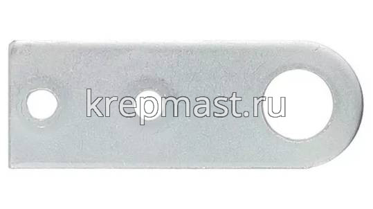 Проушина прямая 18х 50мм цинк