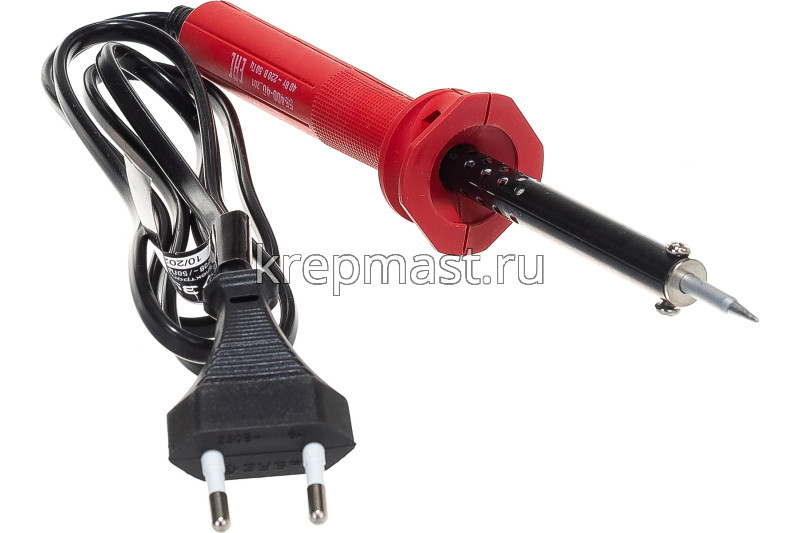 Паяльник 25 Вт ЗУБР с пласт.рукояткой конус