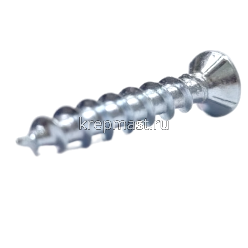 Саморез оконный острый белый цинк 4,0х40