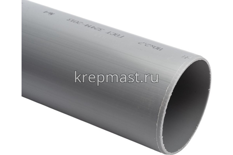 Труба с раструбом D 110 (0,5м) п/п