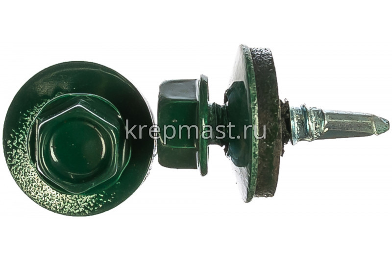 Саморез д/кровли краш. 5,5х19 RAL 6005