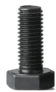 Болт 10х 25 кл.пр.10,9 черный п/р DIN 933