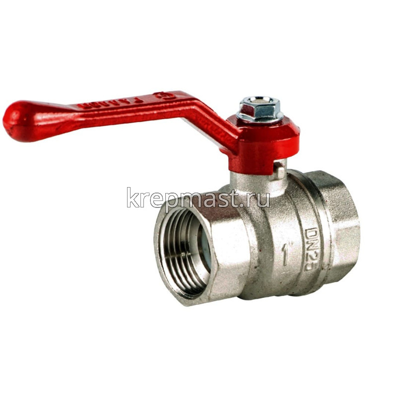 Кран шар Ду-25 м/м рыч со спускным клапаном 1"