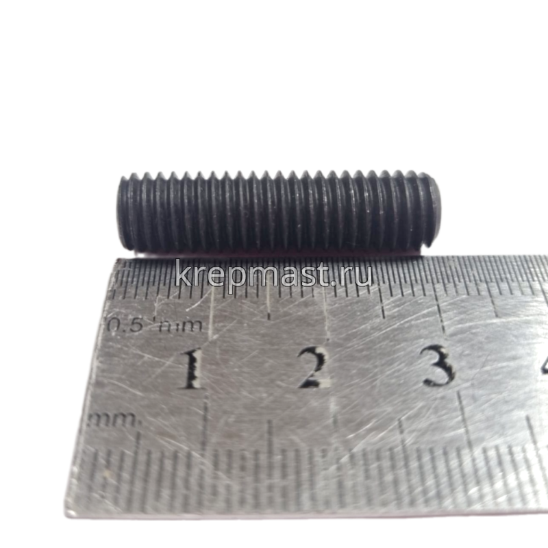 Винт уст. 8х30 12,9 DIN 913плоск.конц.вн/ш черн