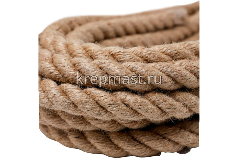 Веревка крученая джутовая 20мм (30м)