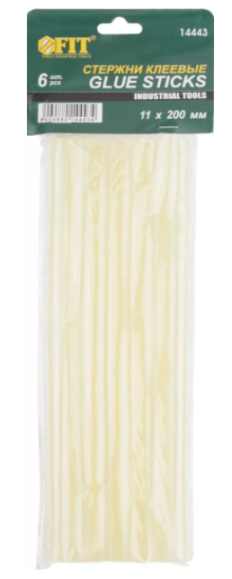 Клеевые стержни FIT диаметр 11х200 (6шт) желтые****