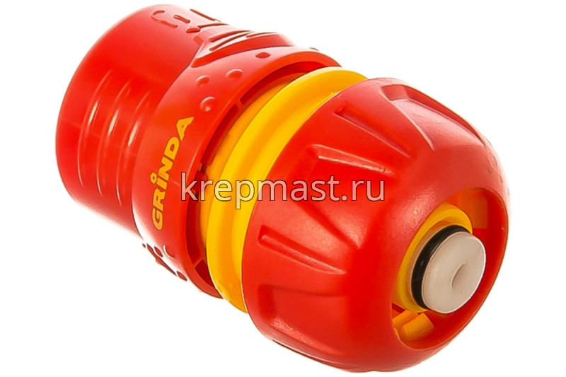 Соединитель GRINDA пластмас.с автостопом и запирающ.механизмом 3/4"