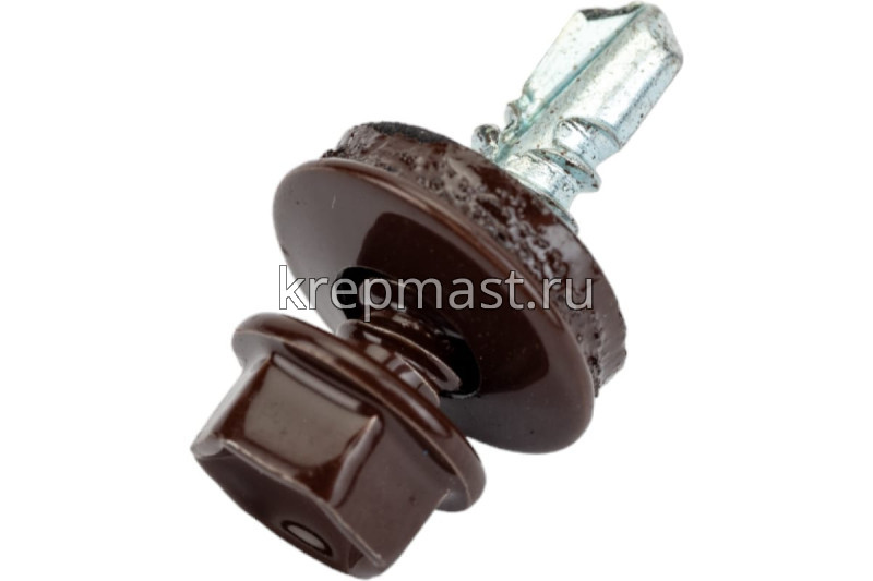 Саморез д/кровли краш. 5,5х19 RAL 8017