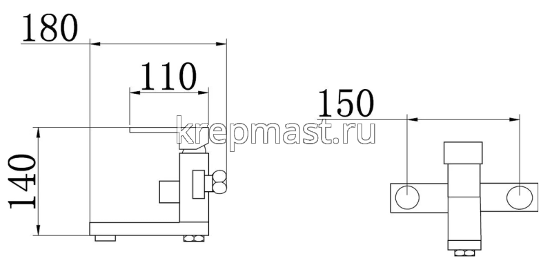 Смеситель д/ванны SL 144-009Е