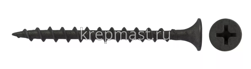 Саморез гипсокартон - ДЕРЕВО оксид УСИЛЕННЫЕ