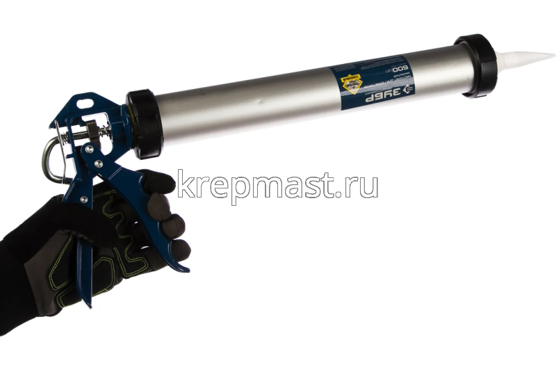 Пистолет для туб ЗУБР закрытый 600мл
