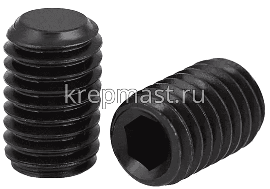 Винт уст. 20х45 12,9 DIN 913плоск.конц.вн/ш чёрн