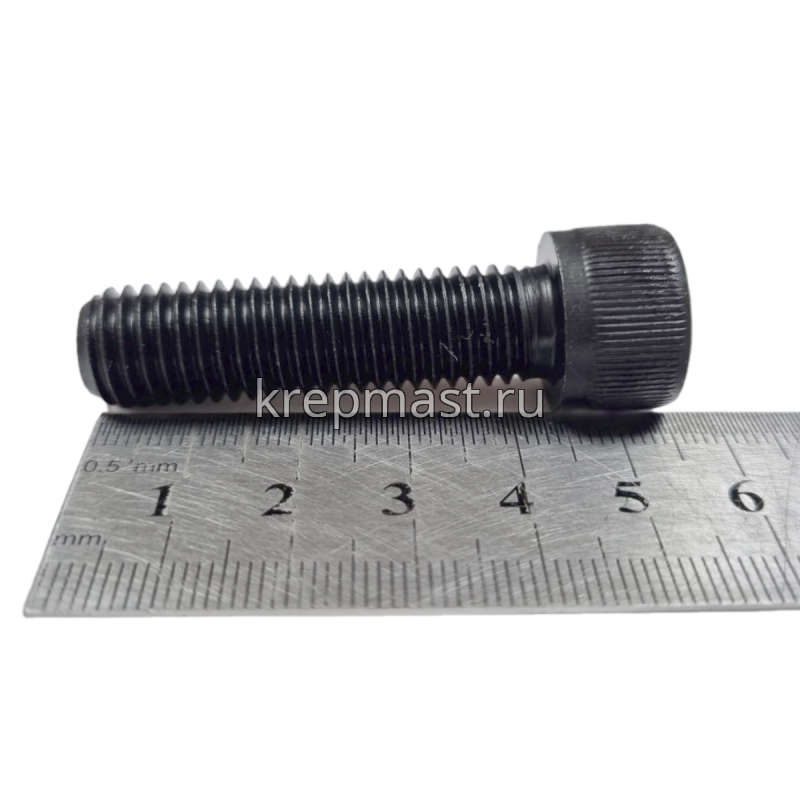 Винт с внутр.шестигранником 12 х 45 черный кл.пр.12,9 п/р DIN 912