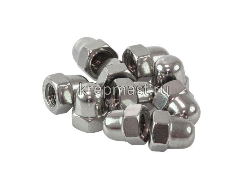 Гайка колпачковая DIN 1587 м 5 нерж. А2