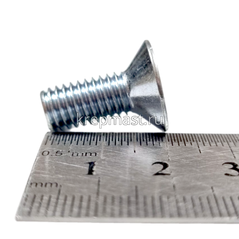 Винт с внут. шестиг. потай голов. 8х20 кл.пр.8,8 DIN 7991