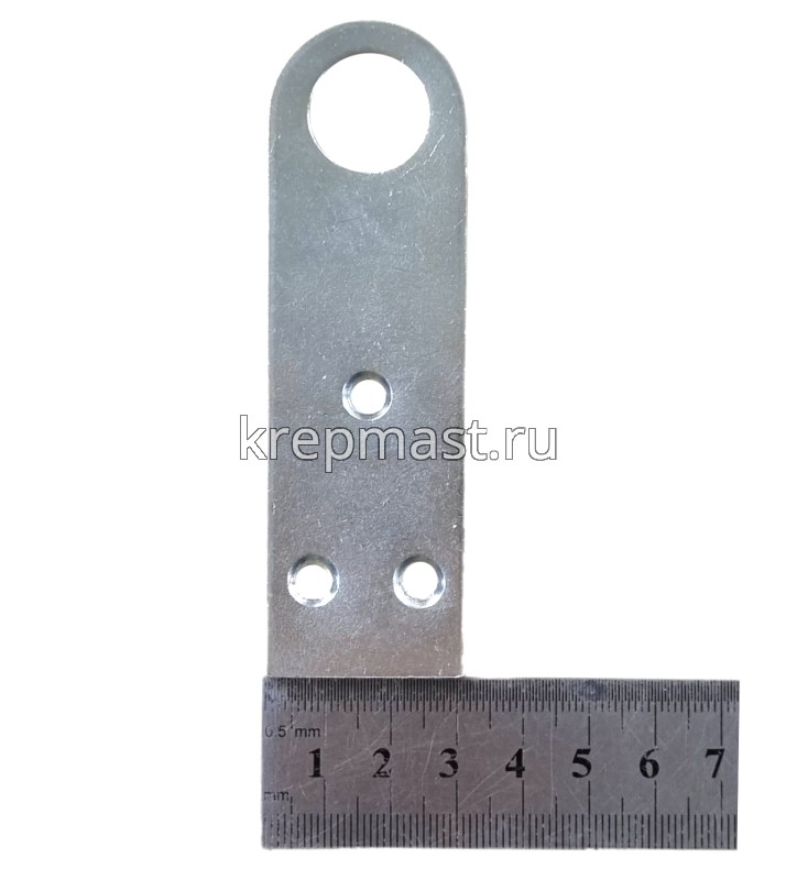 Проушина прямая 30х100мм цинк