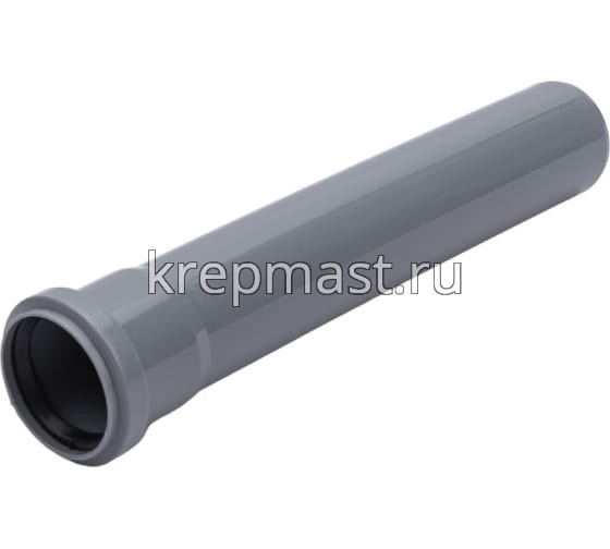 Труба с раструбом D 50*1,8 (0,25м) п/п