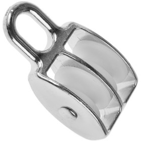 Блок двойной пластик. оцинк. 15мм