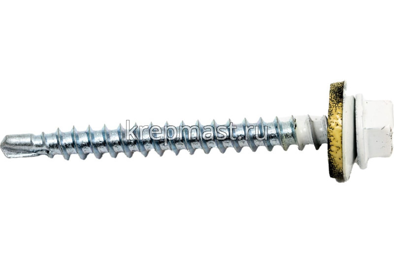 Саморез д/кровли краш. 4,8х51 RAL 9003