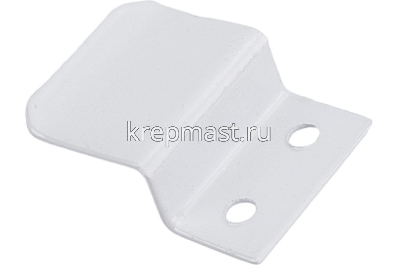 Крепление для москитной МЕТАЛЛ сетки верхнее и нижнее белый (компл.4шт)